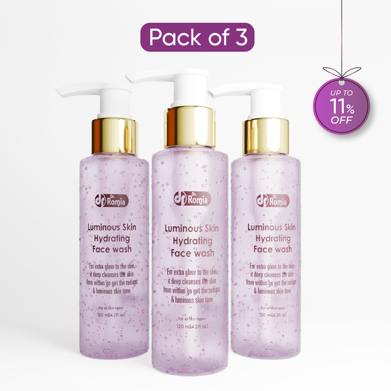 Luminous Skin Hydrating Facewash 3 Packs