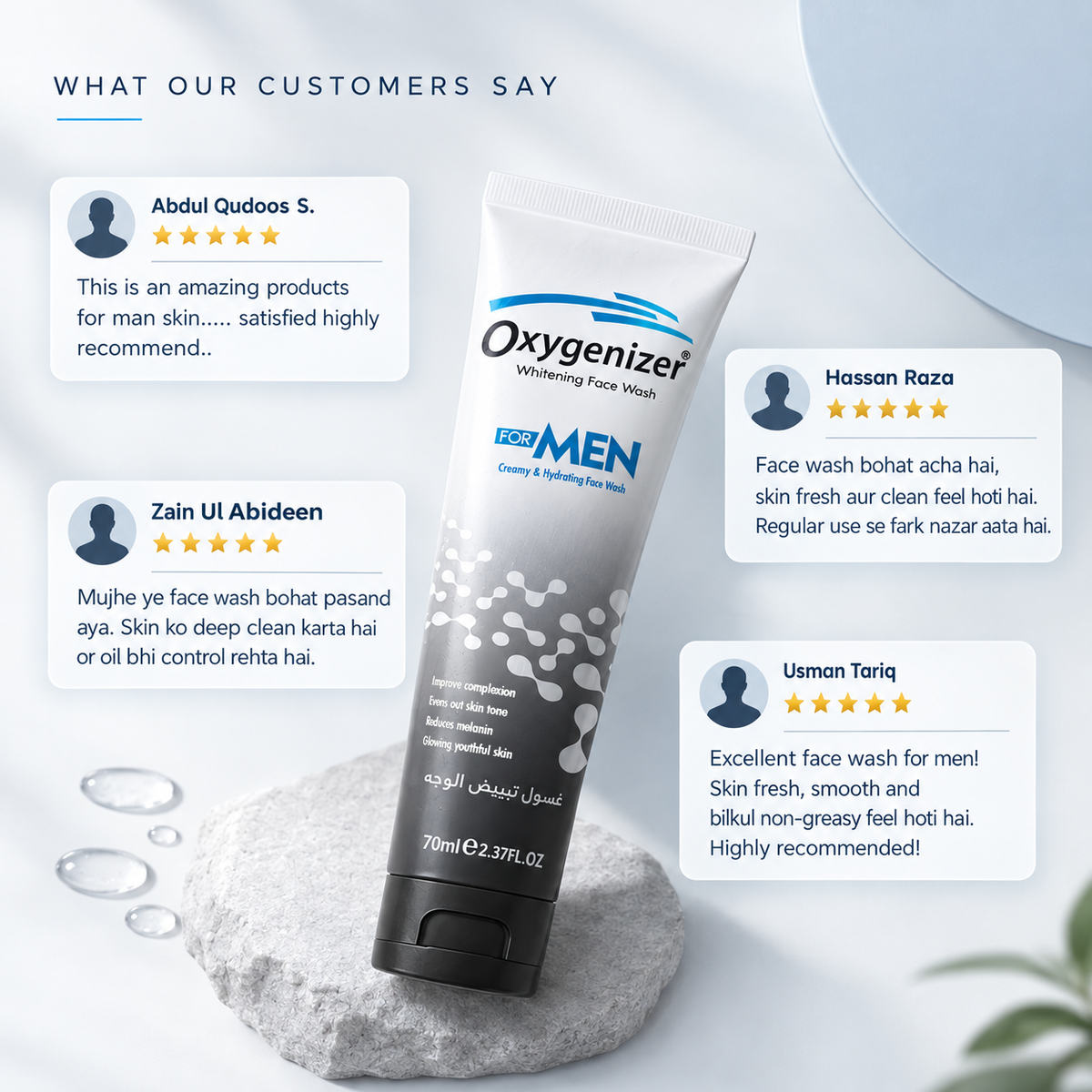 Oxygenizer Whitening Face Wash For Men
