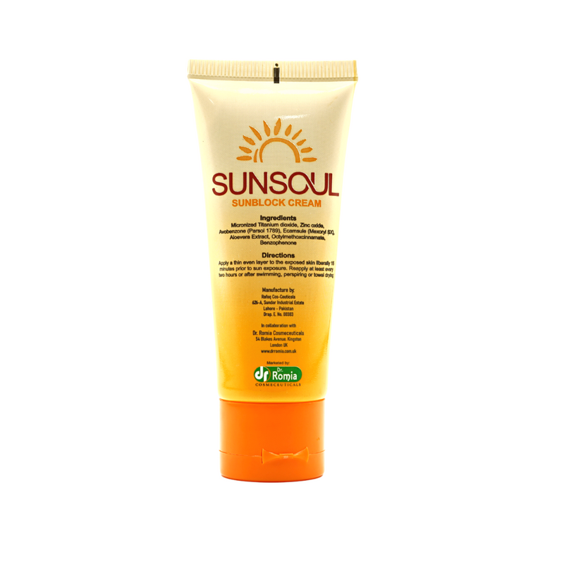 Sunsoul Sunblock Cream for Asian skin weather Dr.Romia