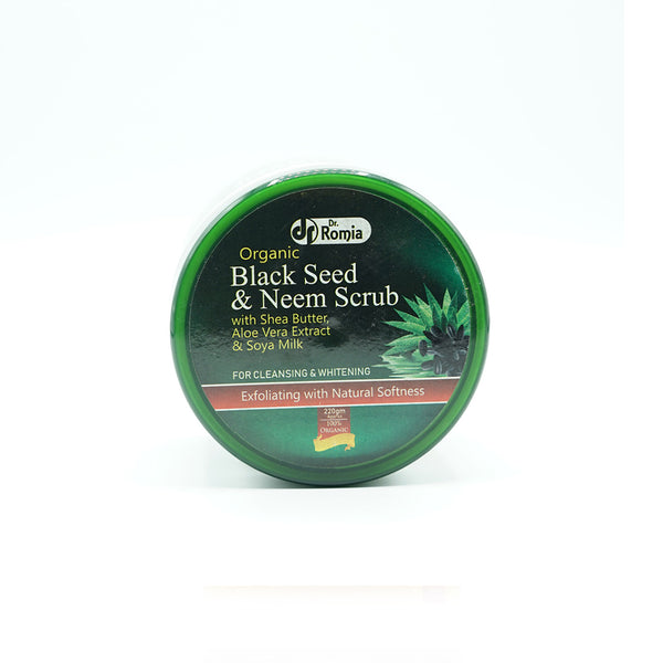 Best Treatment For Acne & Exfoliation – Organic Black Seed & Neem Scrub