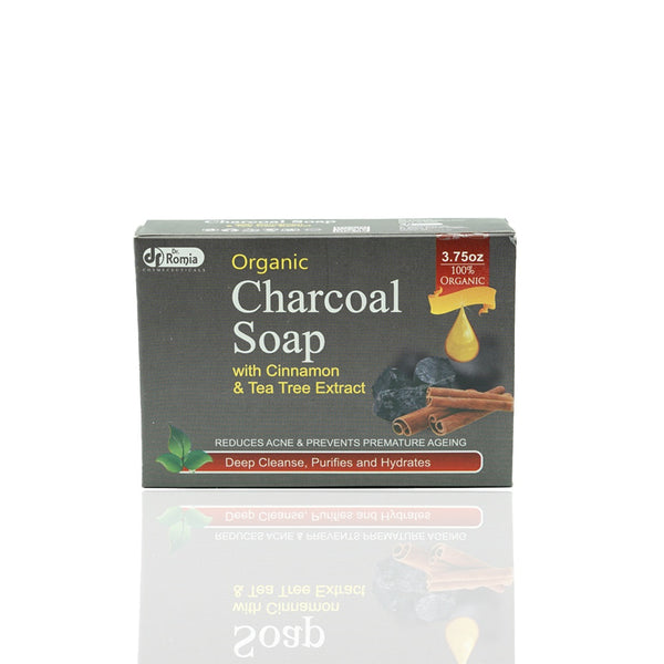 Organic Charcoal Soap – For Acne, Blackheads, Pores Cleansing