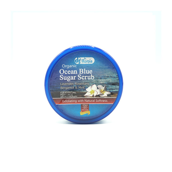 Manicure & Pedicure At Home – Organic Ocean Blue Sugar Scrub